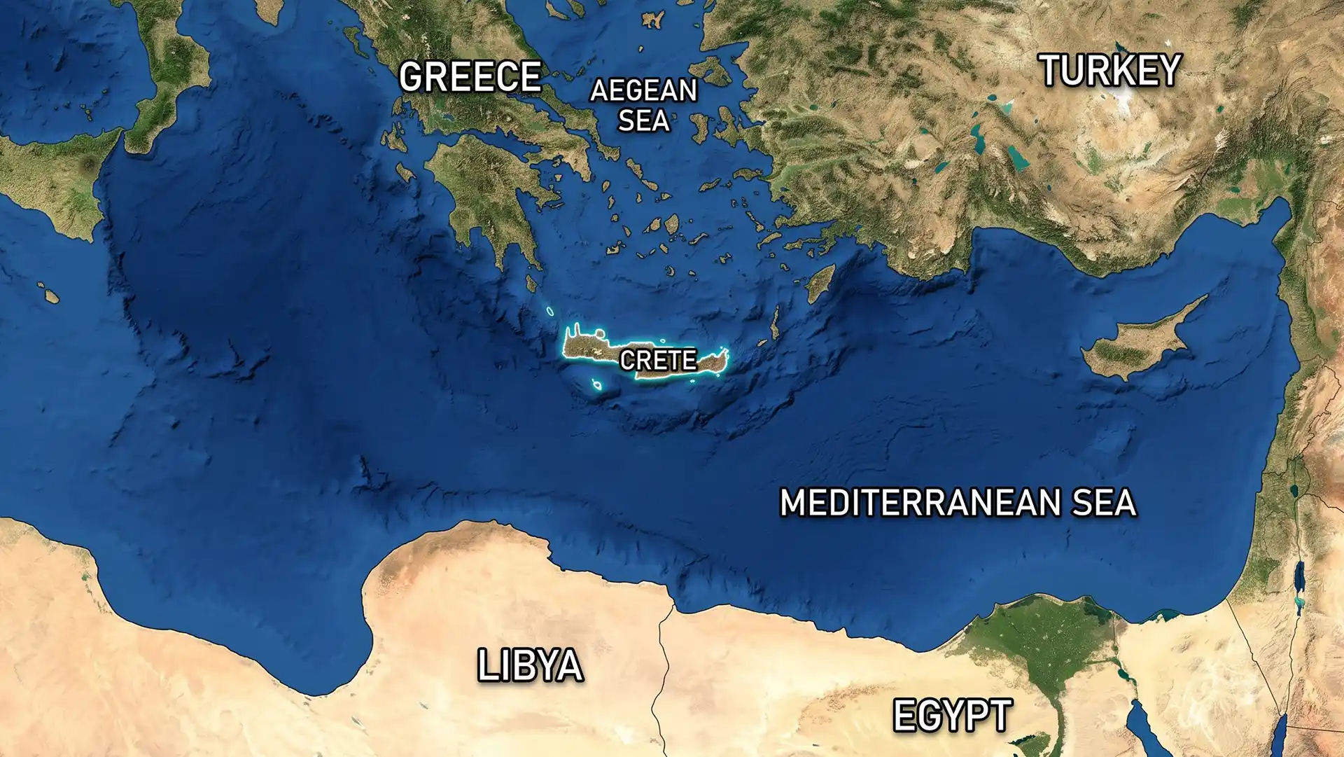 Crete Island – Geography, History and the July Wildfires