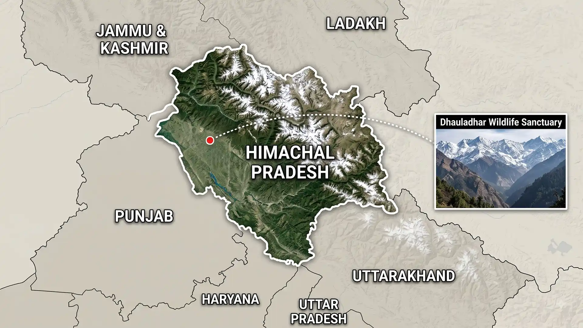 Dhauladhar Sanctuary: First Snow Leopard Photograph Confirmed