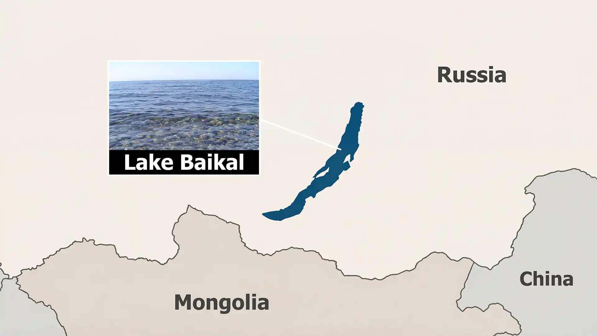 Bus Accident on Frozen Lake Baikal