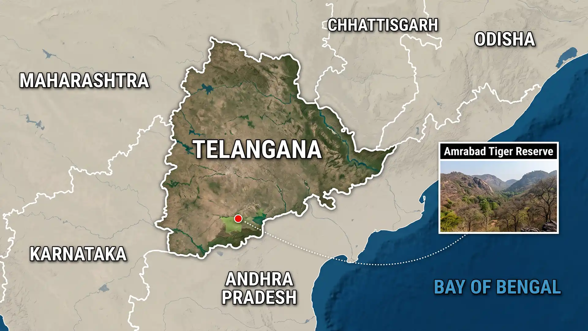 Amrabad Tiger Reserve, Telangana