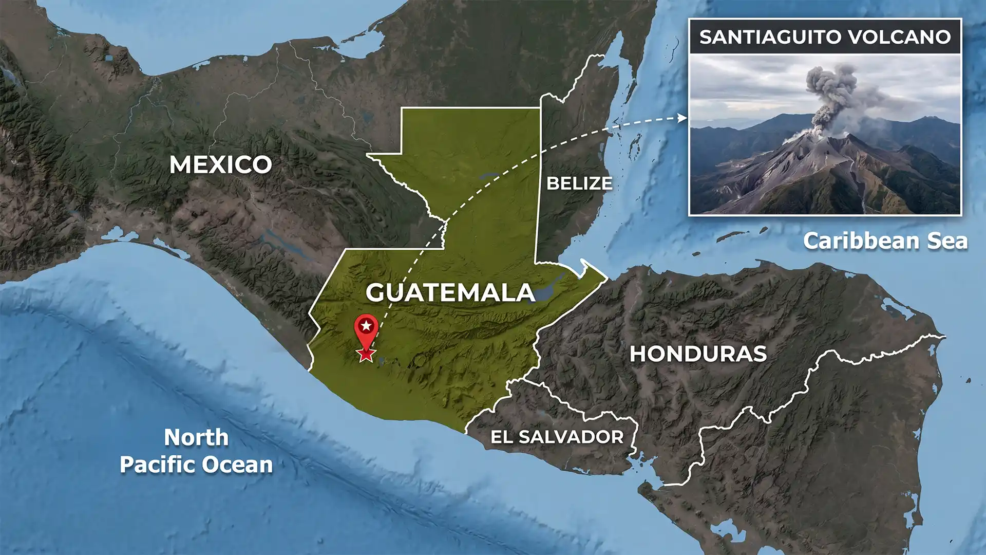 Santiaguito Volcano – Guatemala’s Restless Lava Dome