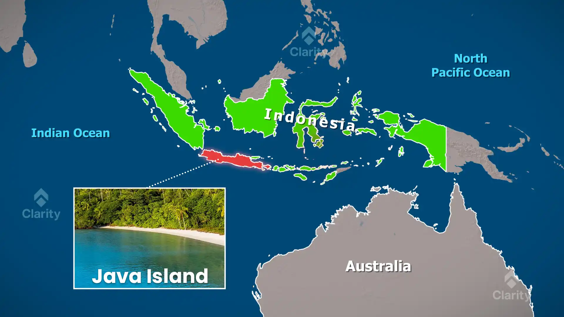 Java Island – Geography and a Recent Landslide