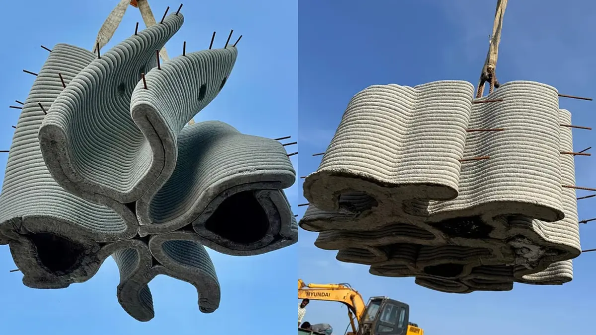 India’s First 3D‑Printed Artificial Reef Modules
