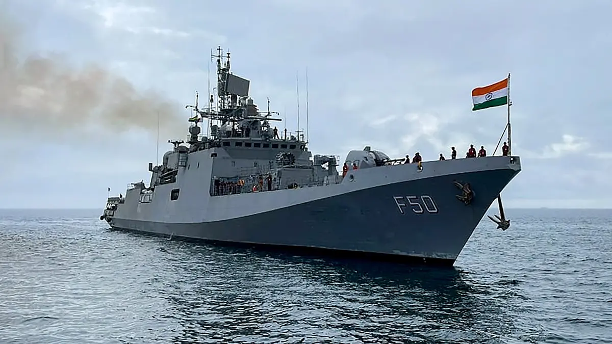 Indian Navy Frigate INS Tarkash Visits Seychelles