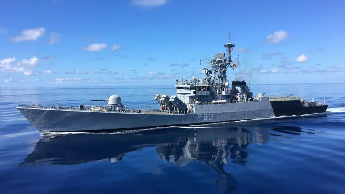 INS Kulish: Kora-Class Corvette Calls at Cambodia's Ream Base