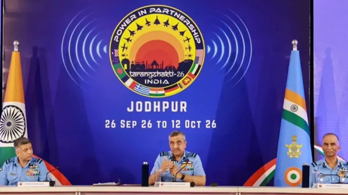 Tarang Shakti 2026: Eight Air Forces Train at Jodhpur