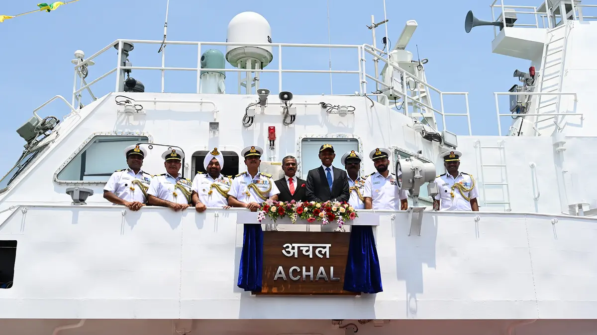 Commissioning of ICGS Achal