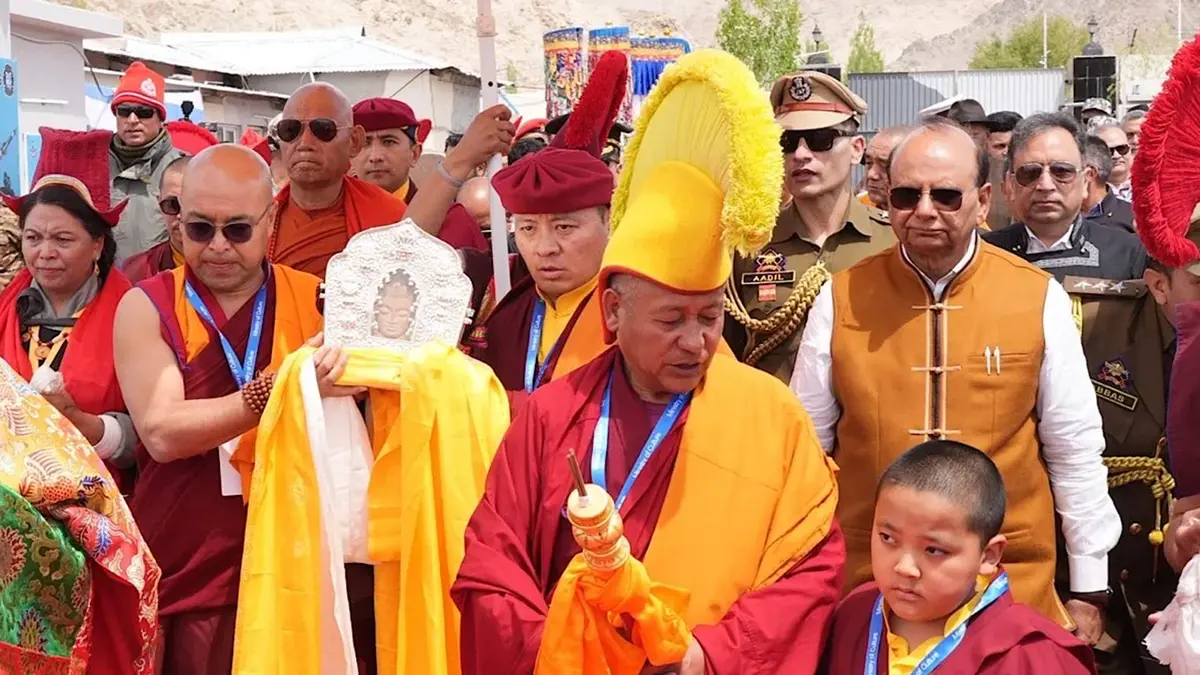 Piprahwa Buddha Relics Exhibited in Ladakh