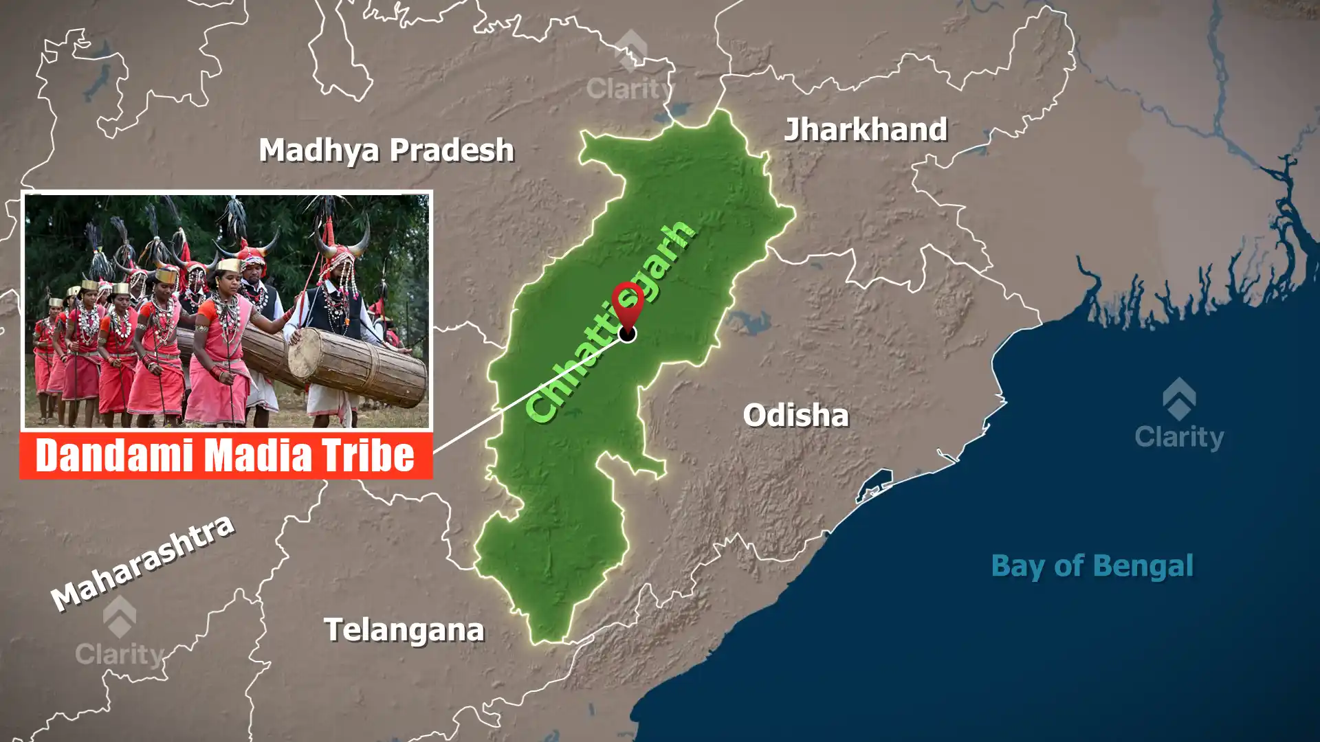 Dandami Madia tribe and the Bison Horn dance