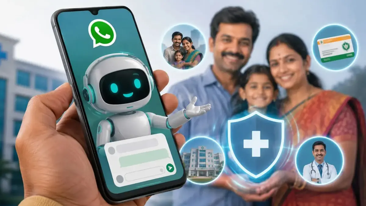 Ayushman Sarathi – WhatsApp chatbot for PM‑JAY beneficiaries