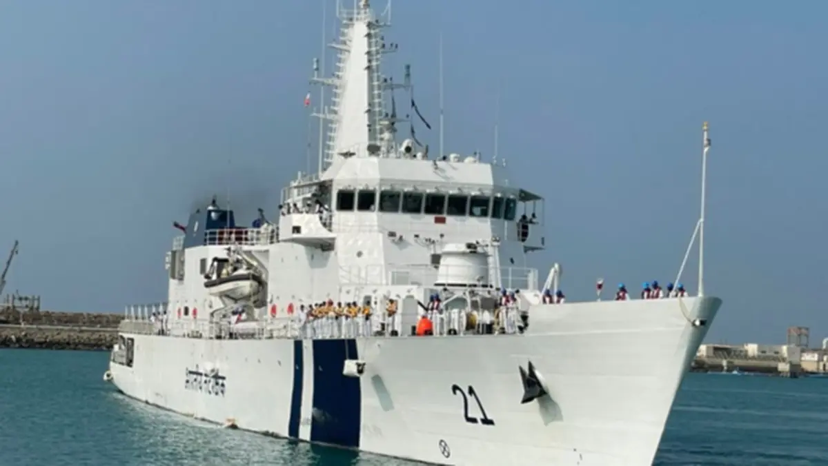 ICGS Sarthak – Offshore Patrol Vessel Visits Chabahar