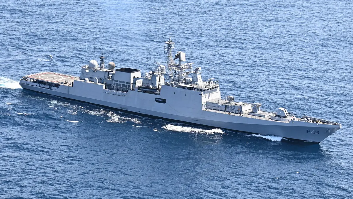 INS Trishul: Alexandria Port Call and a Passage Exercise