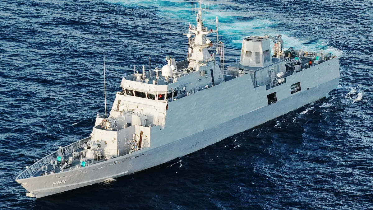 Cochin Shipyard Delivers Anti-Submarine Craft Mangrol to Navy