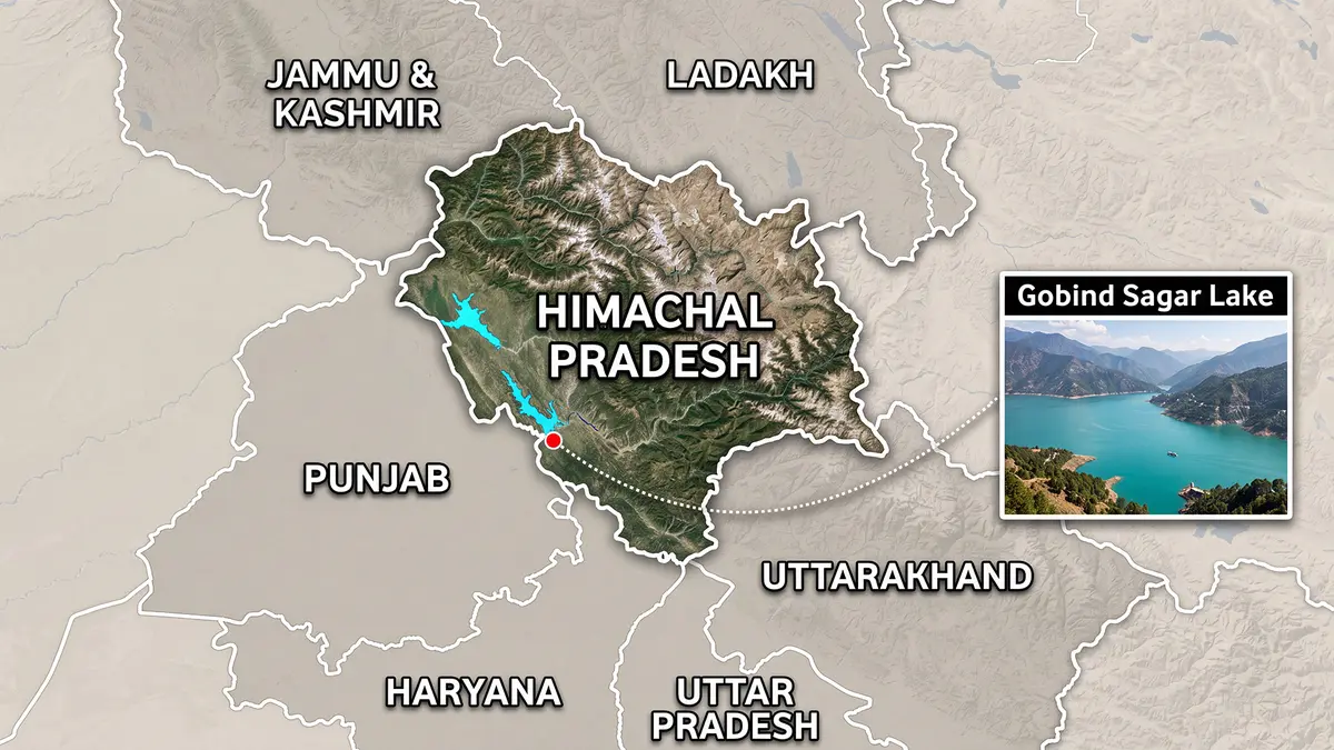 Gobind Sagar Lake – Himachal Pradesh’s First Island Tourism Project