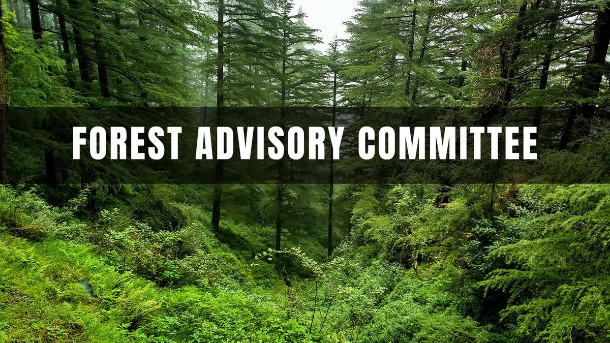 Forest Advisory Committee approvals for development projects