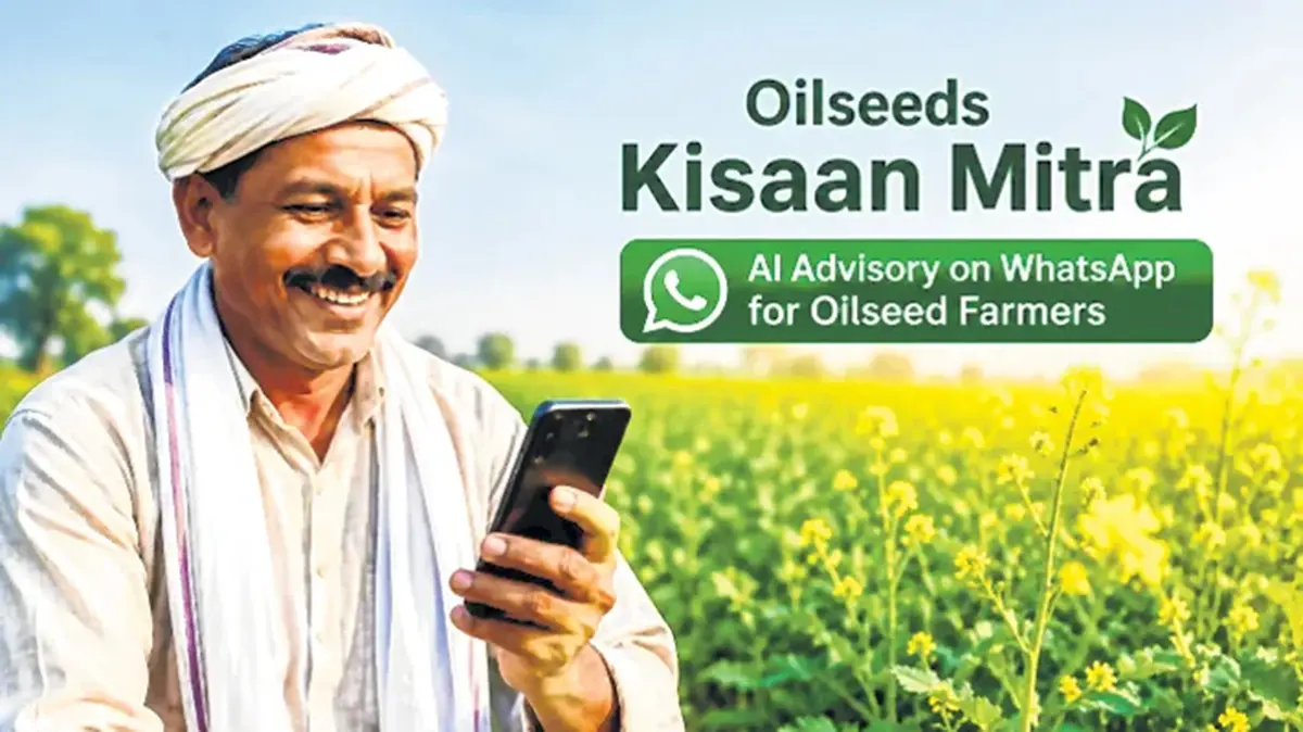 Oilseeds Kisaan Mitra: ICAR WhatsApp Chatbot & Edible Oils