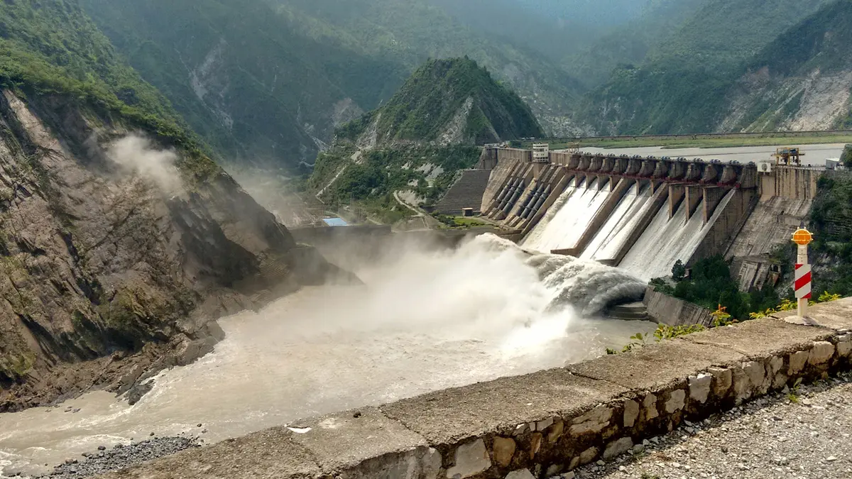 Salal Dam and Hydroelectric Power Station