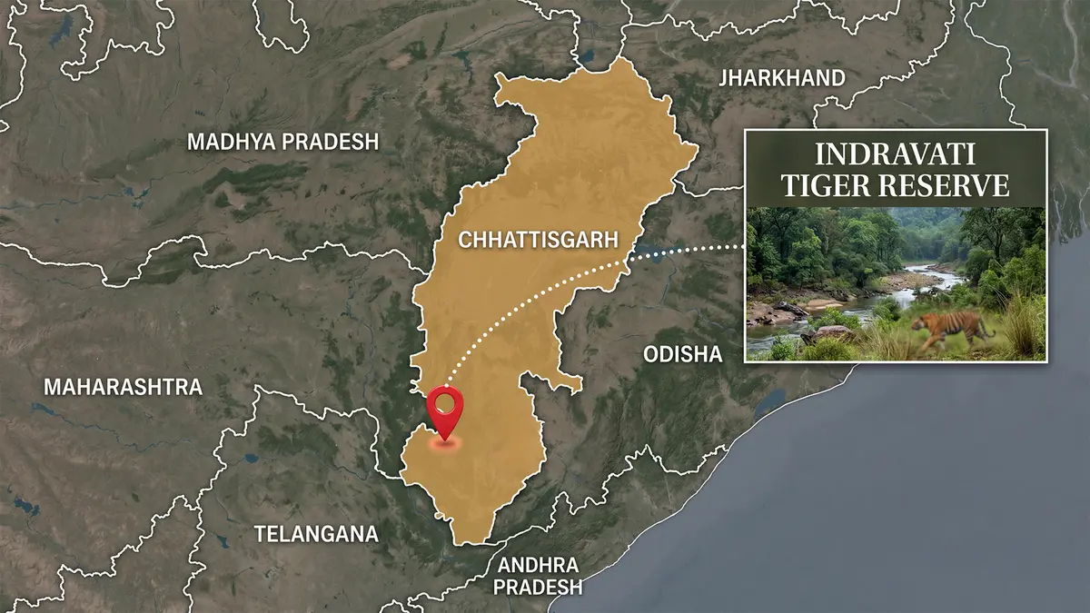 Indravati Tiger Reserve: Tourism to Reopen from 1 November