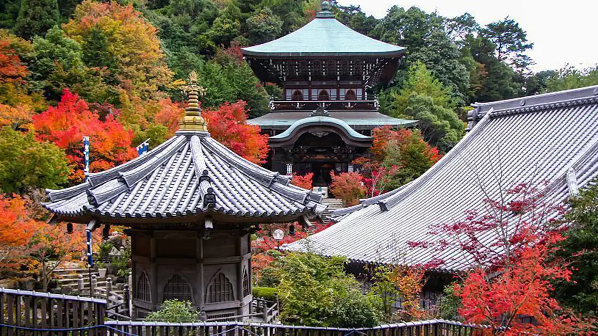 Fire at Daishō‑in Temple on Miyajima Island