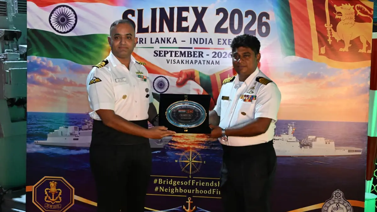 SLINEX-26: India and Sri Lanka Hold the 13th Naval Exercise
