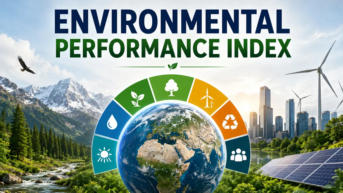 Environmental Performance Index 2026: India Ranks 176th
