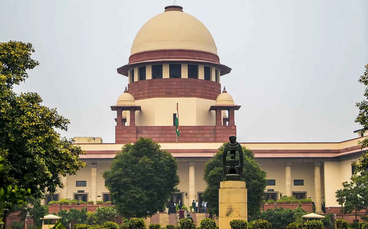 The Supreme Court of India building in New Delhi
