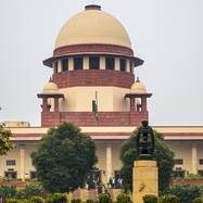 The Supreme Court of India building in New Delhi