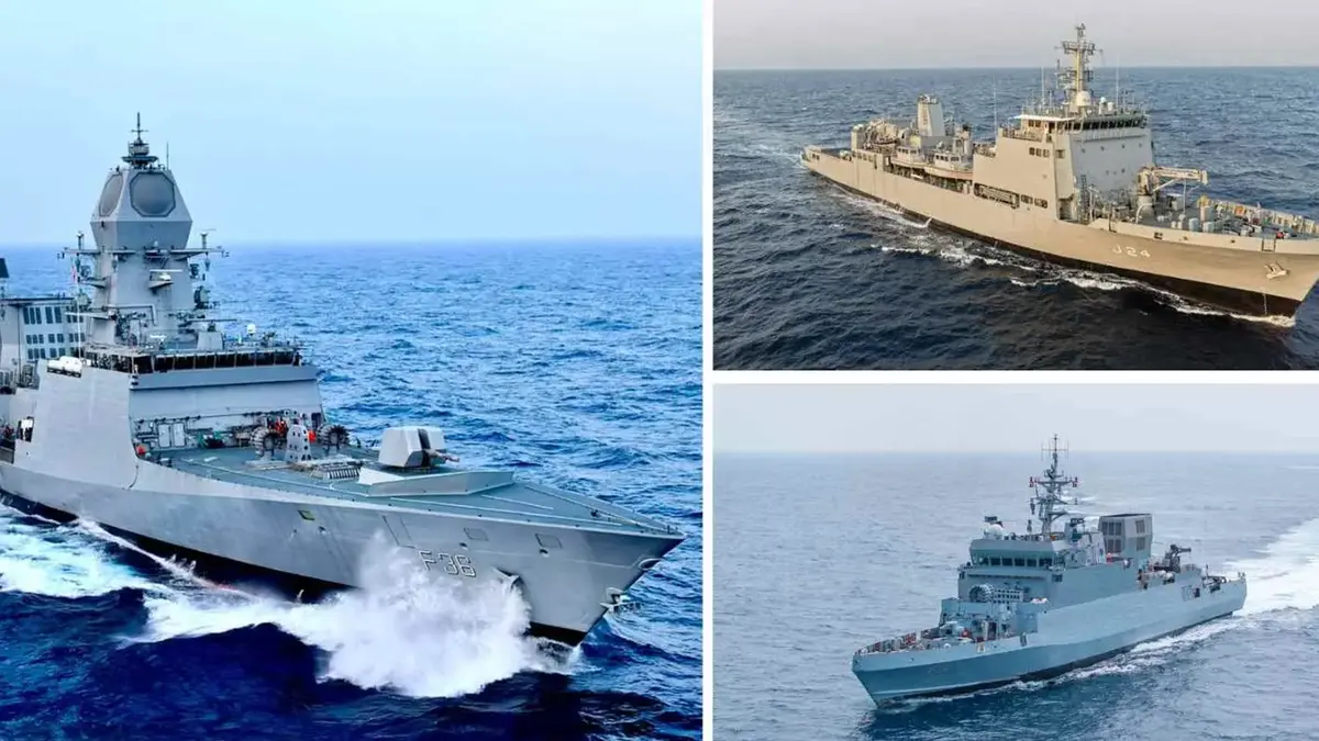 Commissioning of New Indigenous Naval Platforms