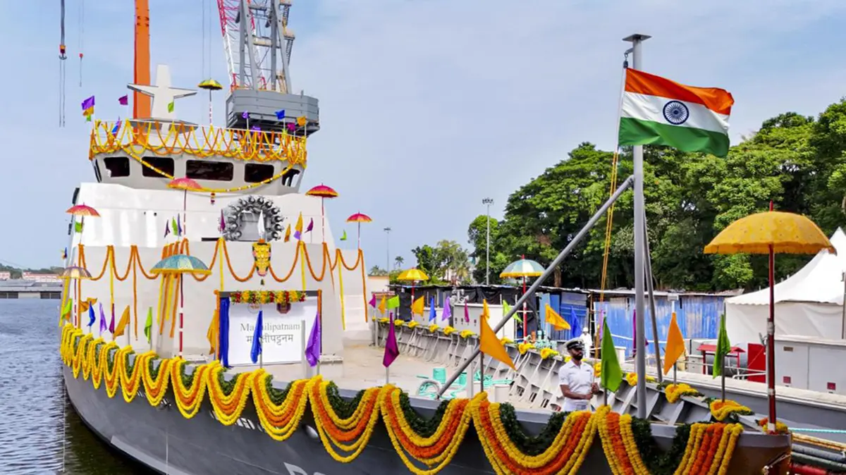 Machilipatnam – Seventh Mahe-Class Anti-Submarine Warfare Craft Launched