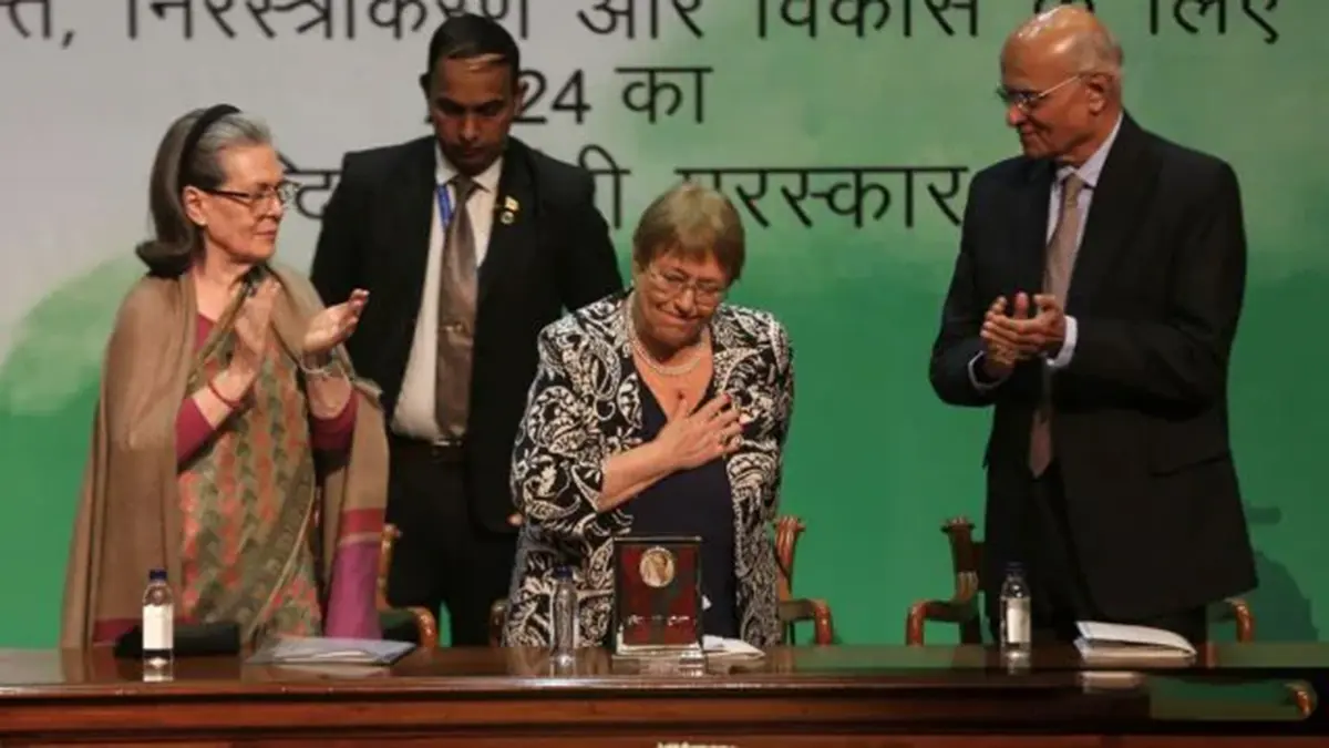 Indira Gandhi Peace Prize 2024 – Michelle Bachelet