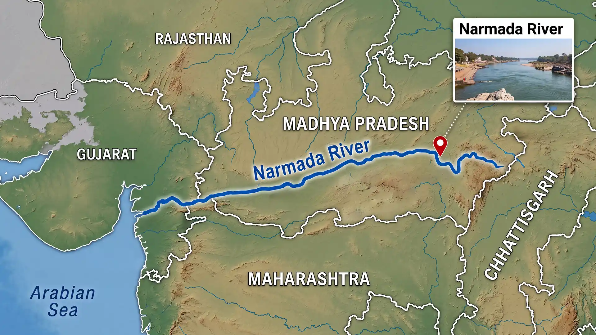 Narmada River: West‑Flowing Lifeline of Central India