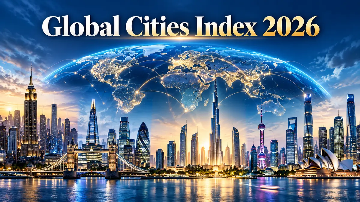 Global Cities Index 2026: Delhi Tops Indian Cities at 268th