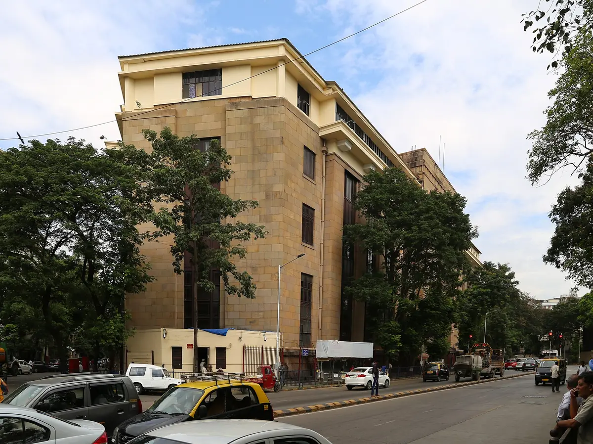 The Reserve Bank of India building in Mumbai