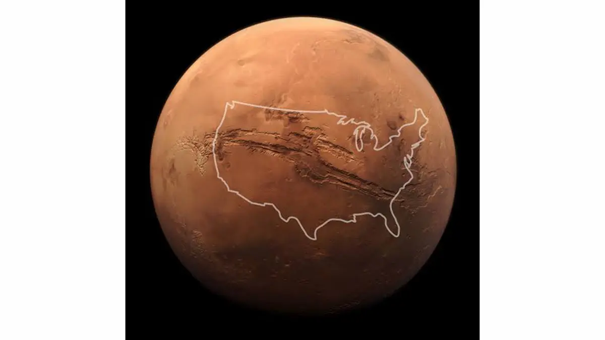 Valles Marineris: Modelling a 34-Metre Martian Sea Rise