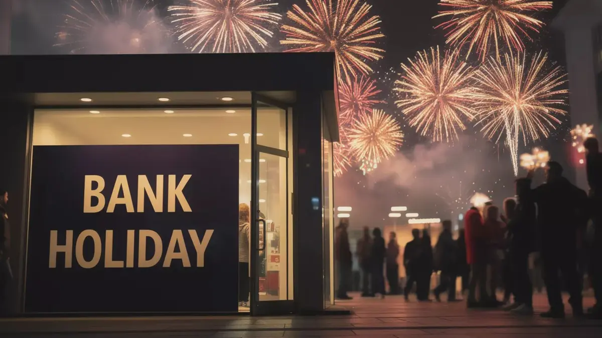 Bank Holiday Advisory for 31 December and 1 January