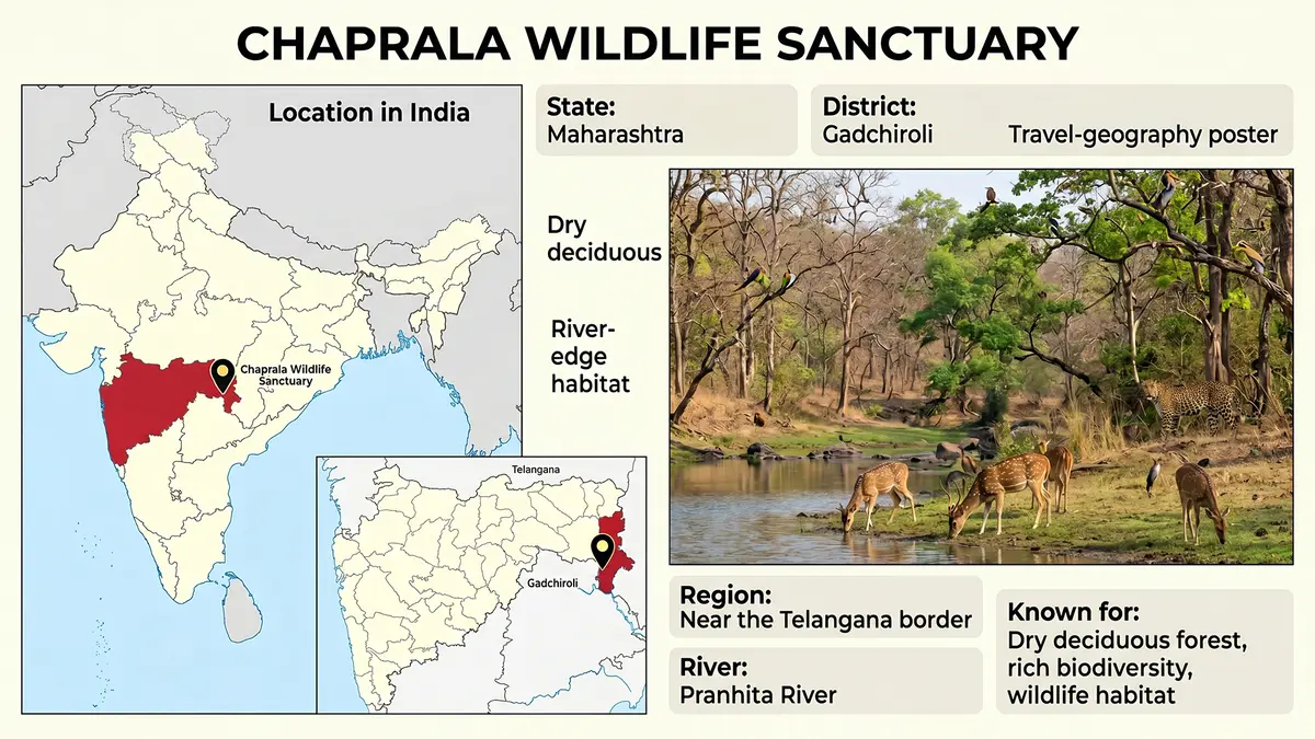 Chaprala Wildlife Sanctuary – Biodiversity and Conservation Challenges