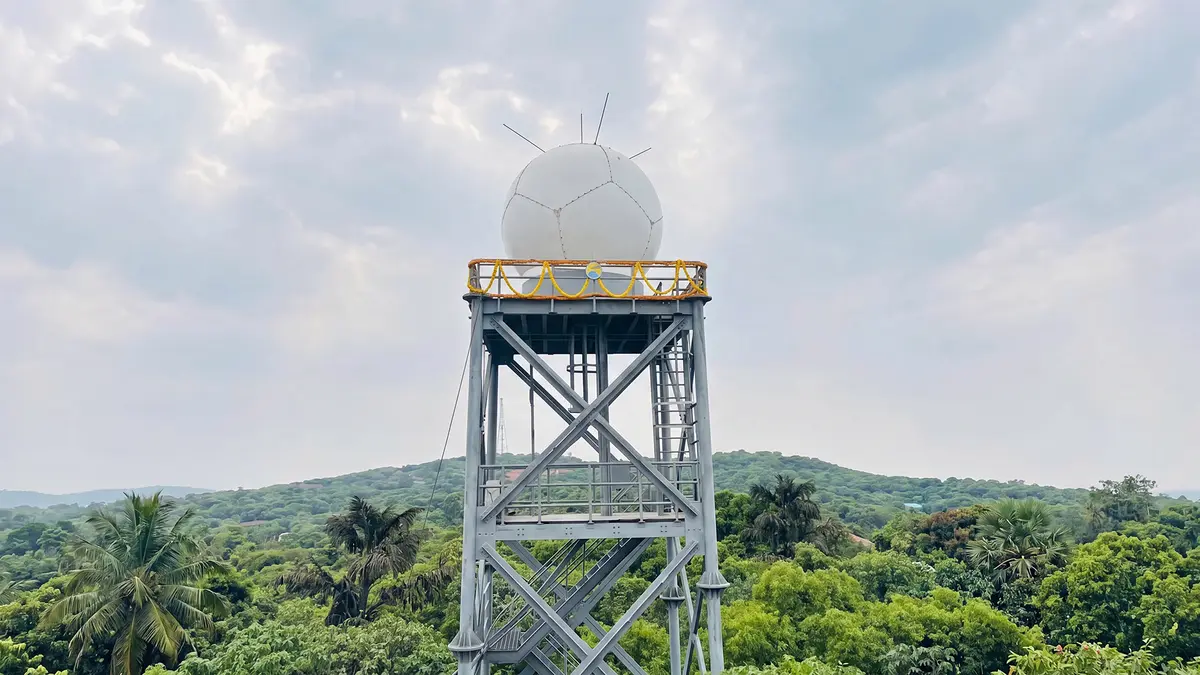 X‑band Doppler Weather Radar at Mahabaleshwar