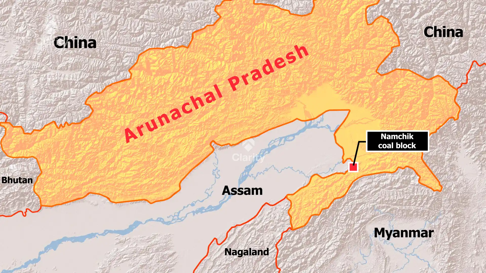 Namchik–Namphuk coal block in Arunachal Pradesh