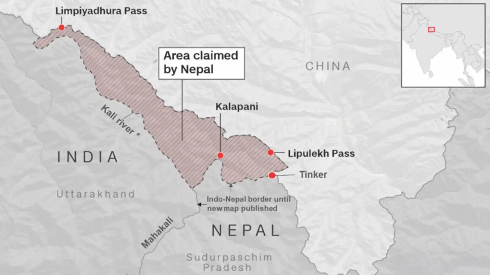 Lipulekh Pass – reopening of Indo‑Tibetan trade route
