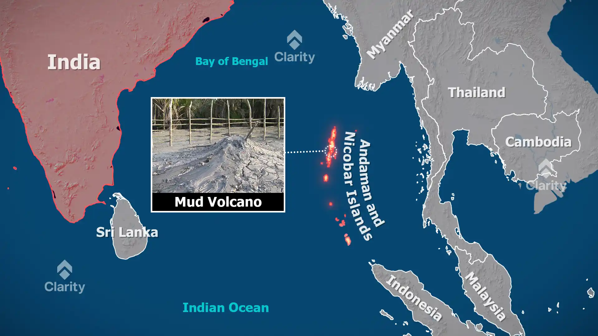 Mud Volcano Eruption in Diglipur, Andaman Islands