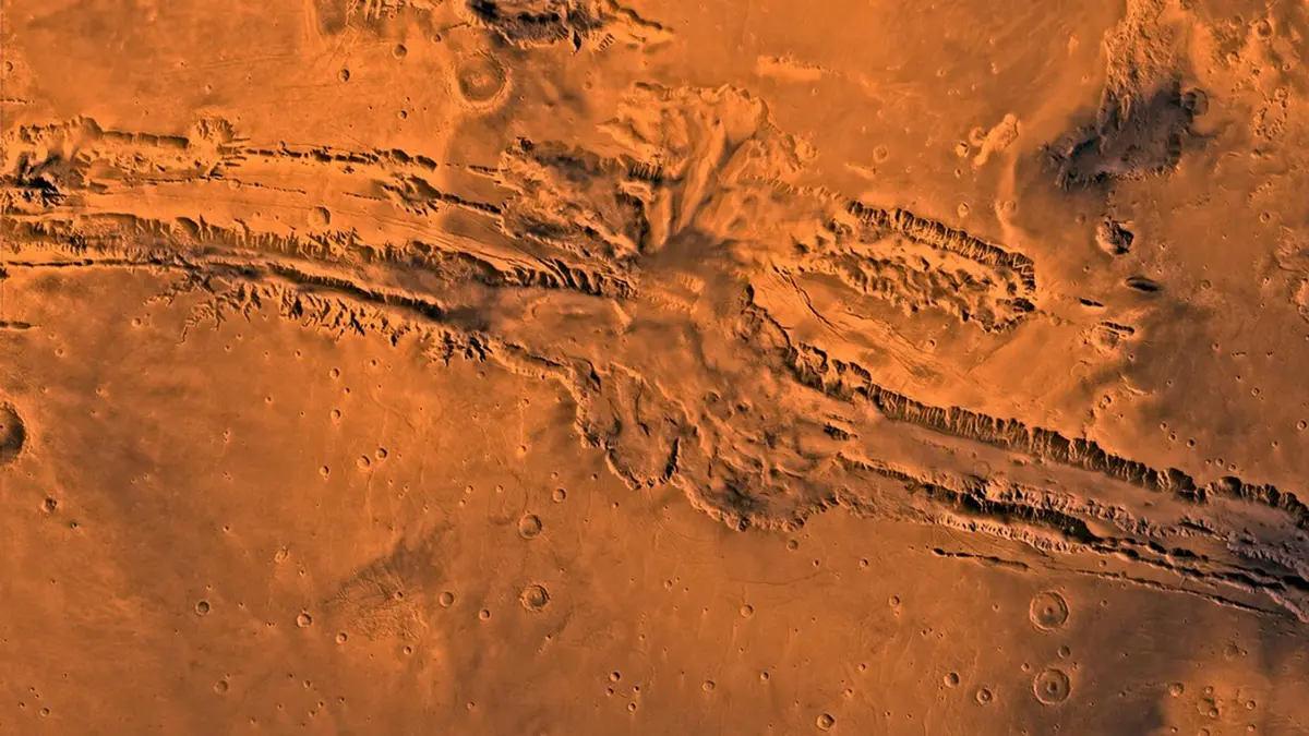 Valles Marineris and a New Martian Mineral