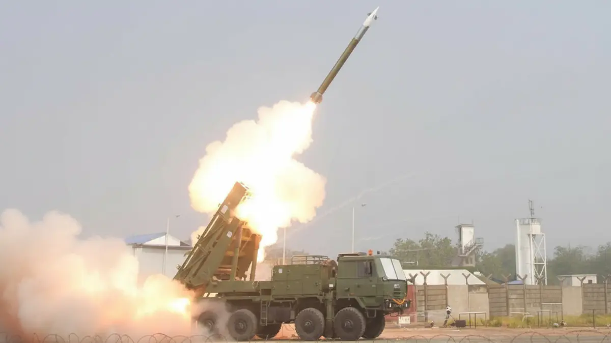 Pinaka Long Range Guided Rocket