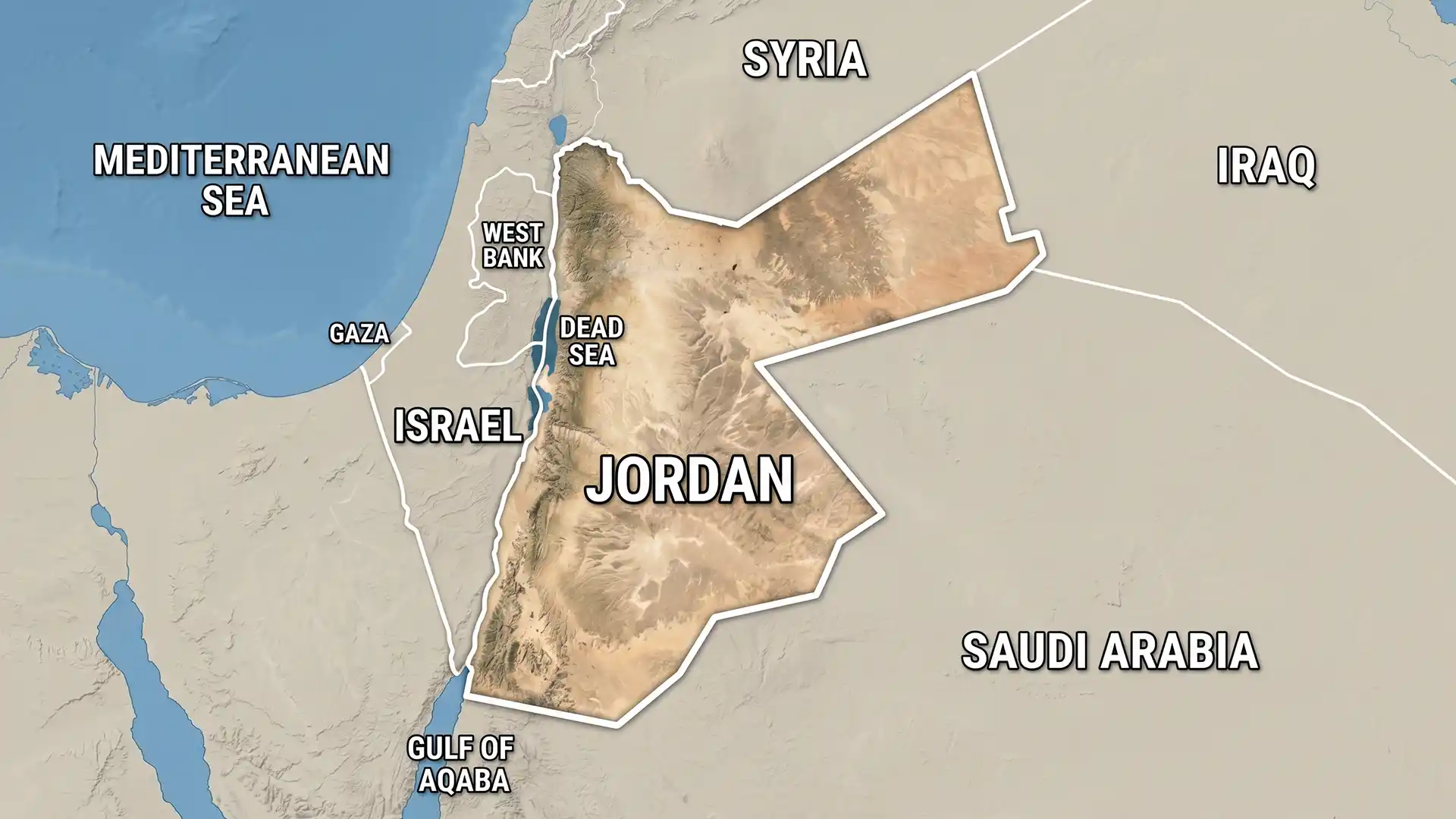 Jordan Geography: Middle East Conflict, Dead Sea & Location