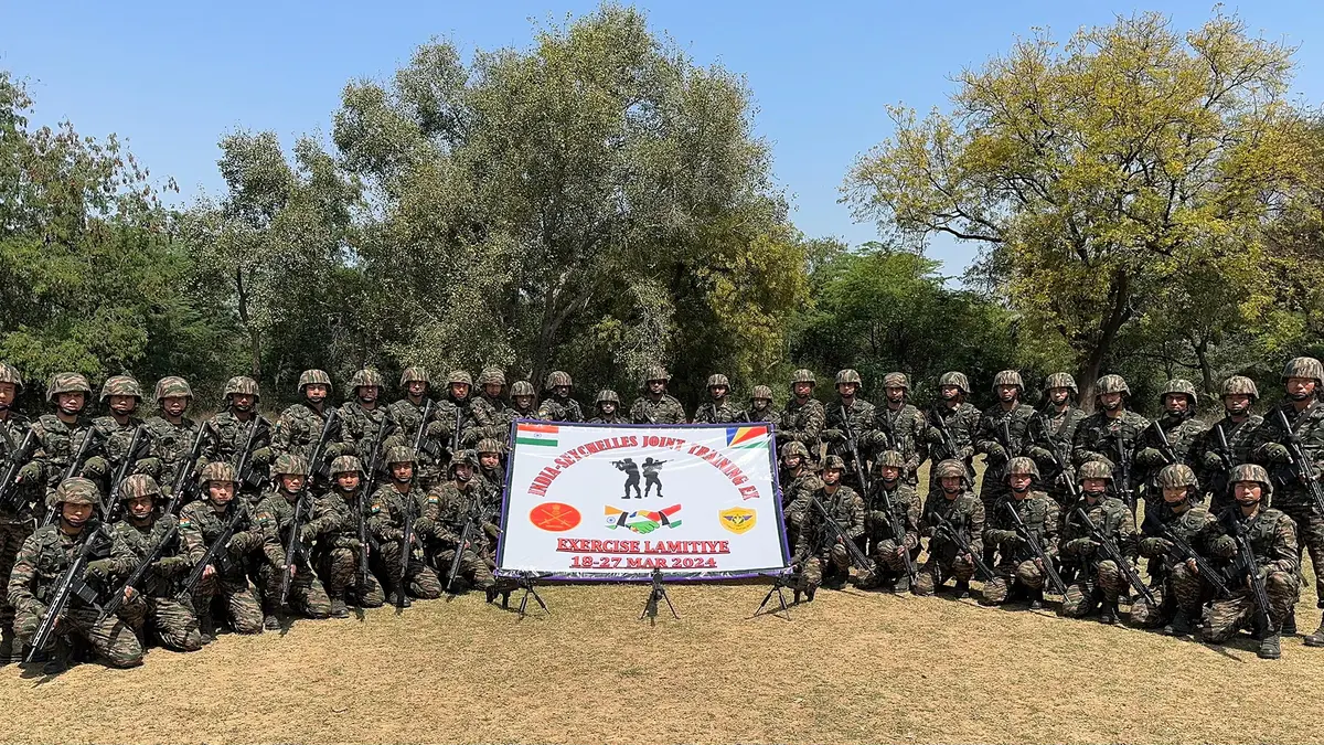 Exercise LAMITIYE 2026: India – Seychelles Military Drill